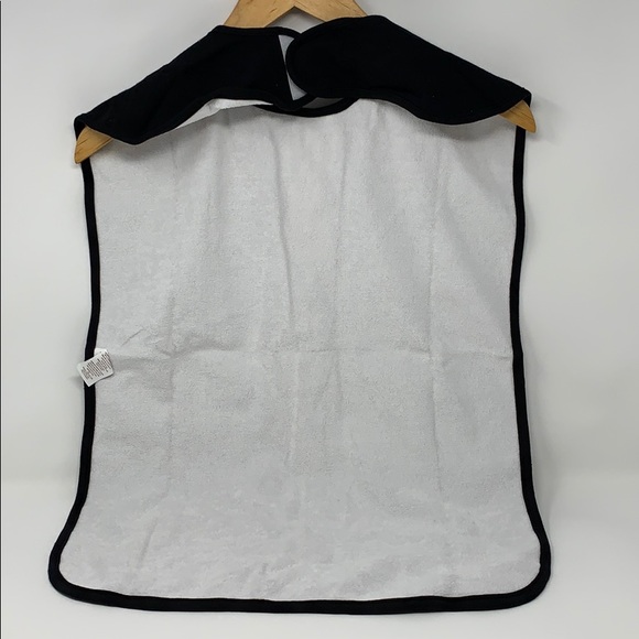 Frenchie Mini Couture Tuxedo Adult Bib NWT - Picture 3 of 8